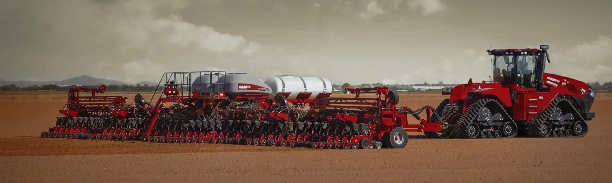 Case CCS planter and tractor