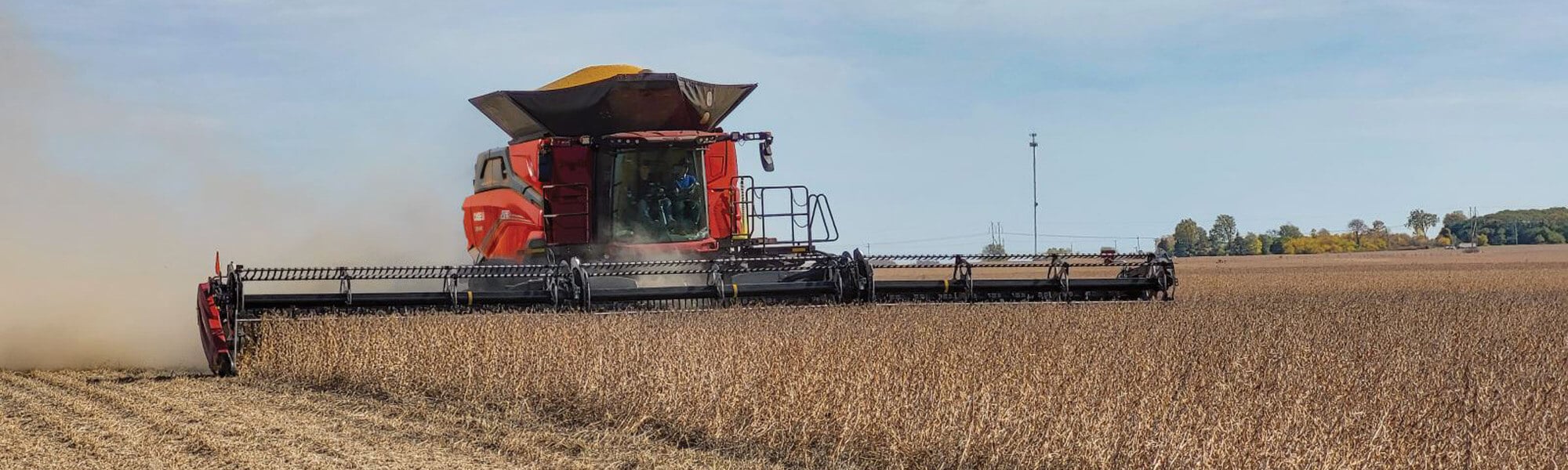 Case self-propelled sprayer