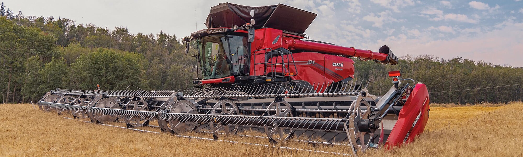 Case tractor and disk